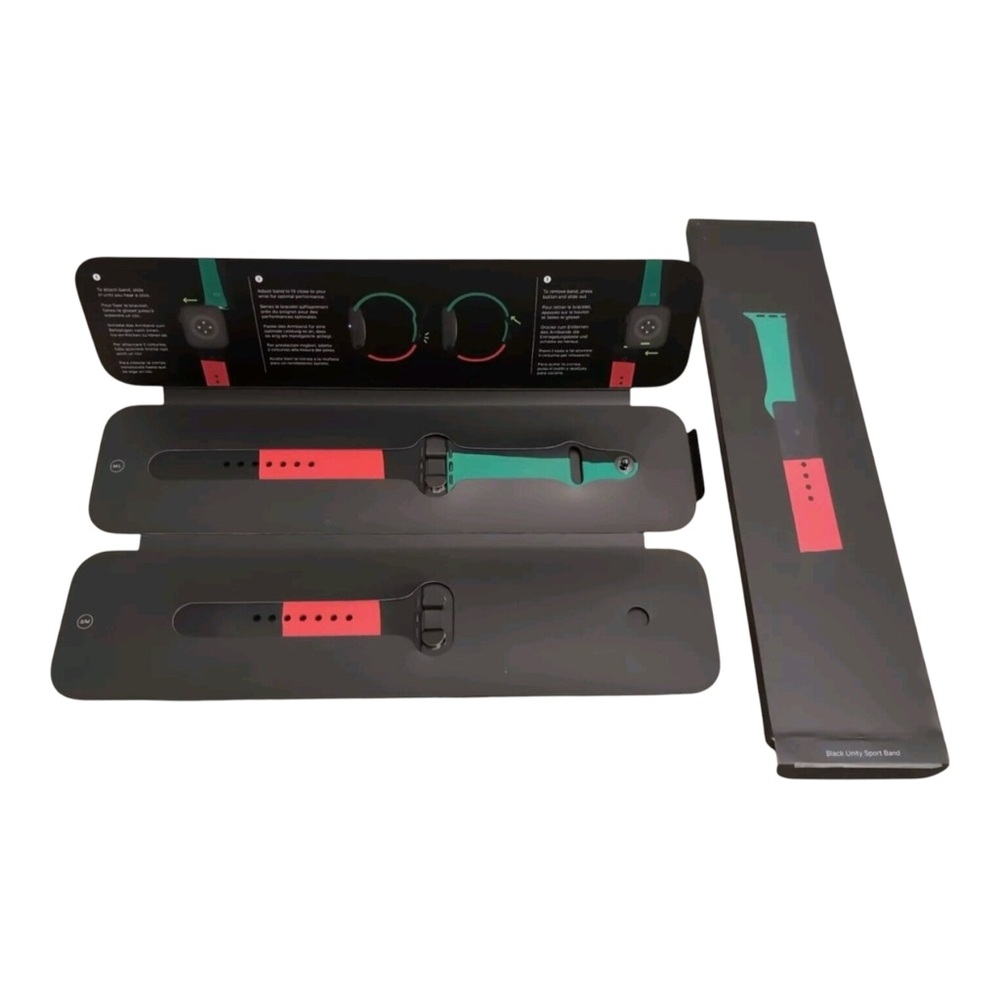 Apple Watch Band Set - Black Unity Sport Band 44mm
